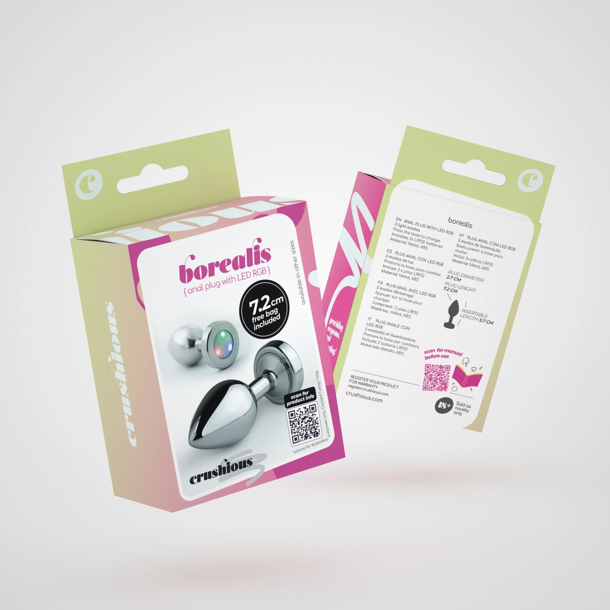 Borealis Plug Anal con LED — foto 8