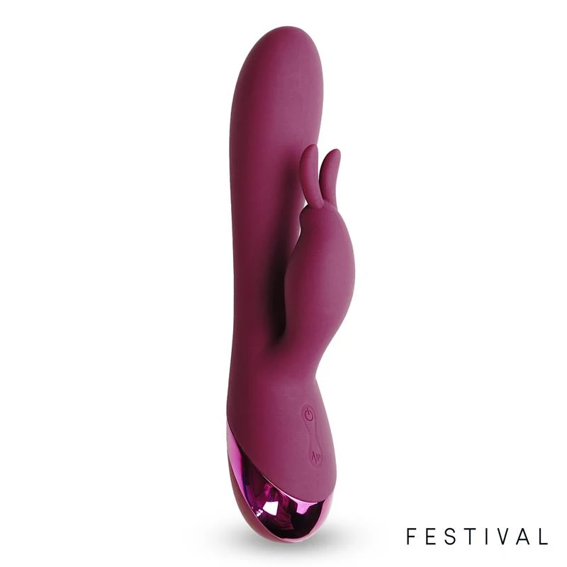 Festival Brole Vibrador USB Rojo