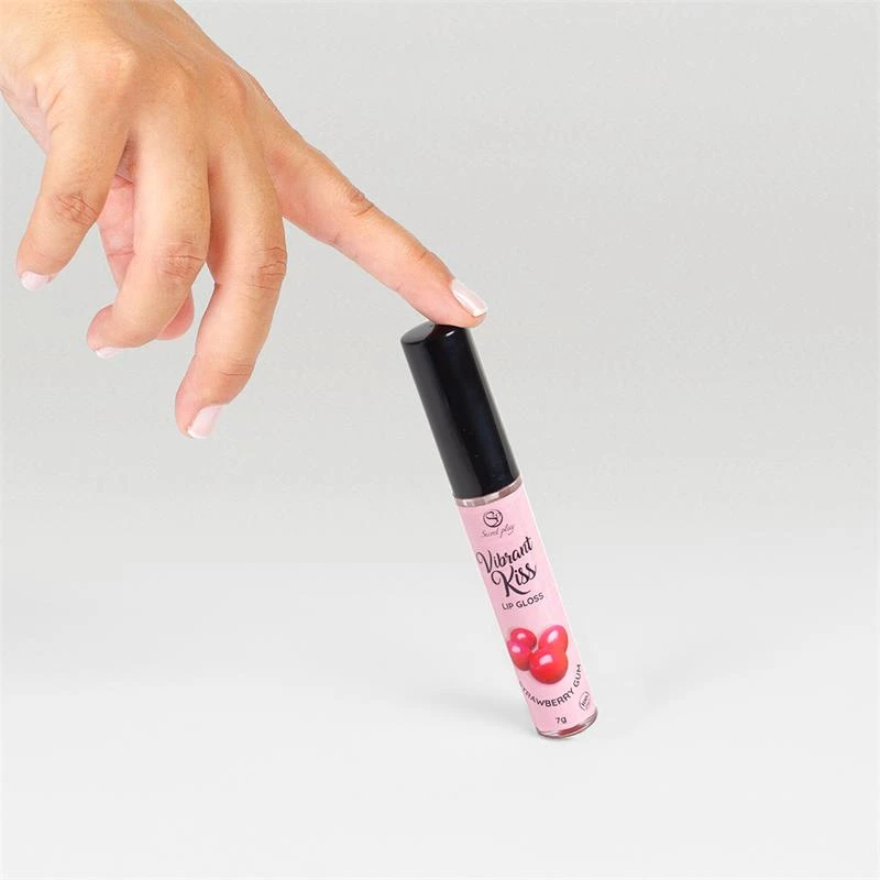 Lip Gloss Vibrant Kiss Chicle de Fresa