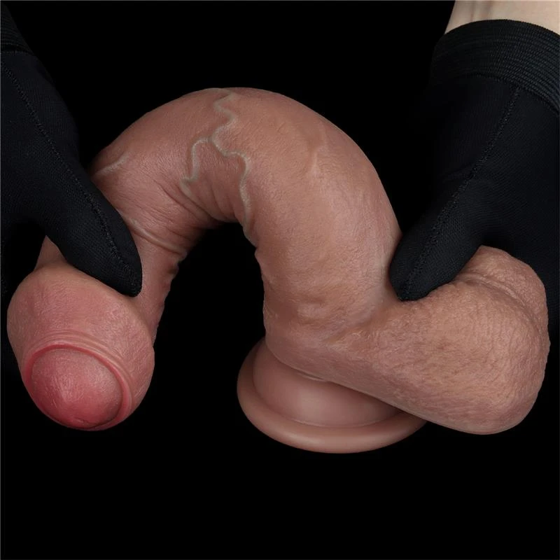 LoveToy Dildo Dual Layer 20,5 cm — foto 4
