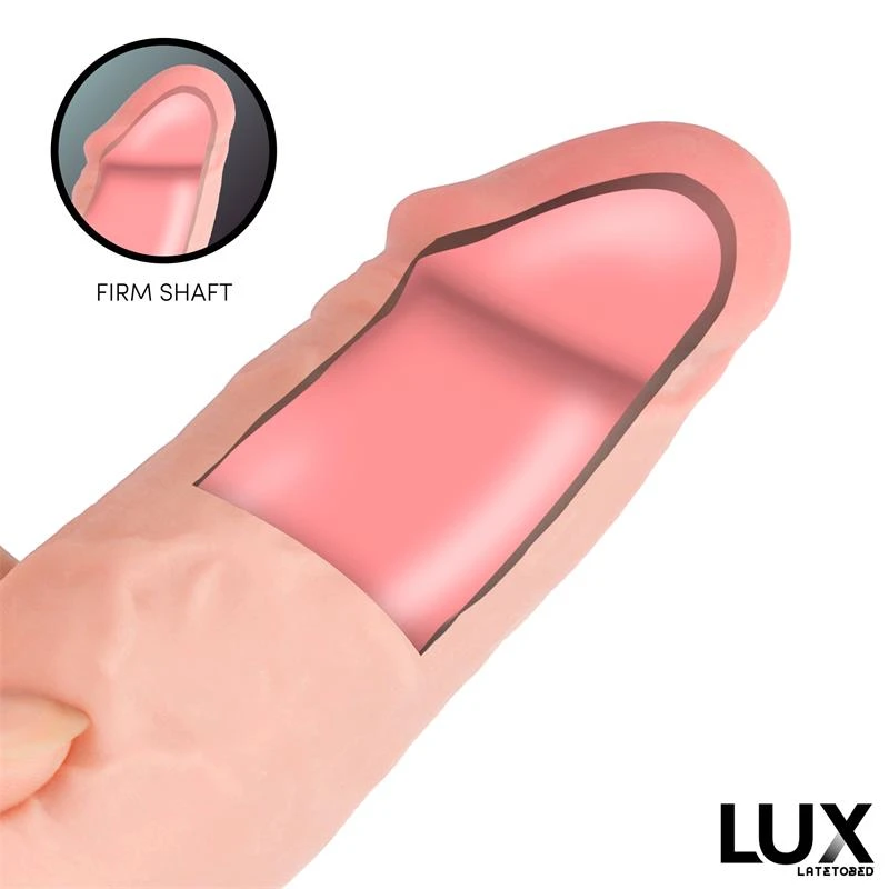 Lux Max Dildo Triple Densidad con Testículos — foto 2