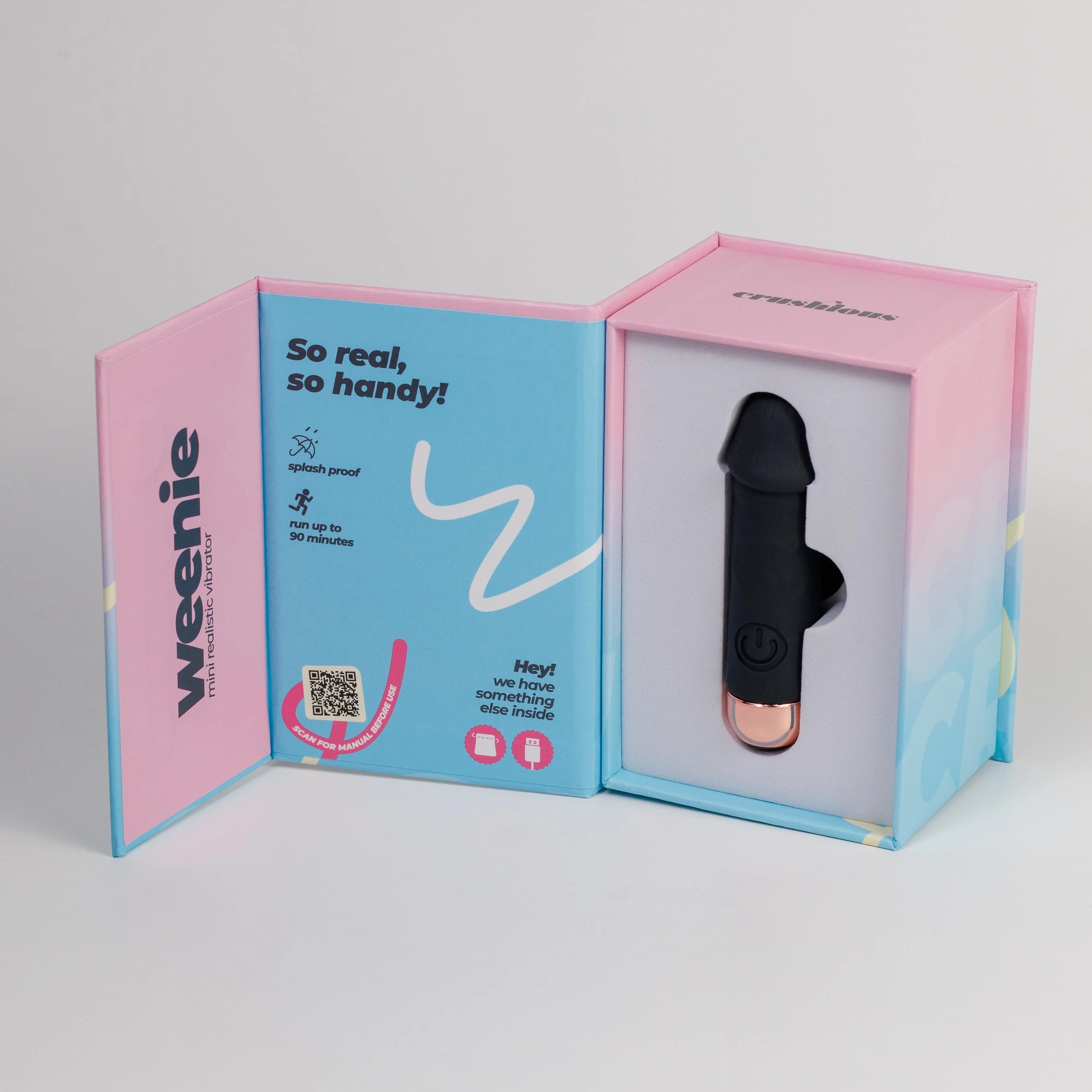 Mini Vibrador Weenie Negro — foto 7