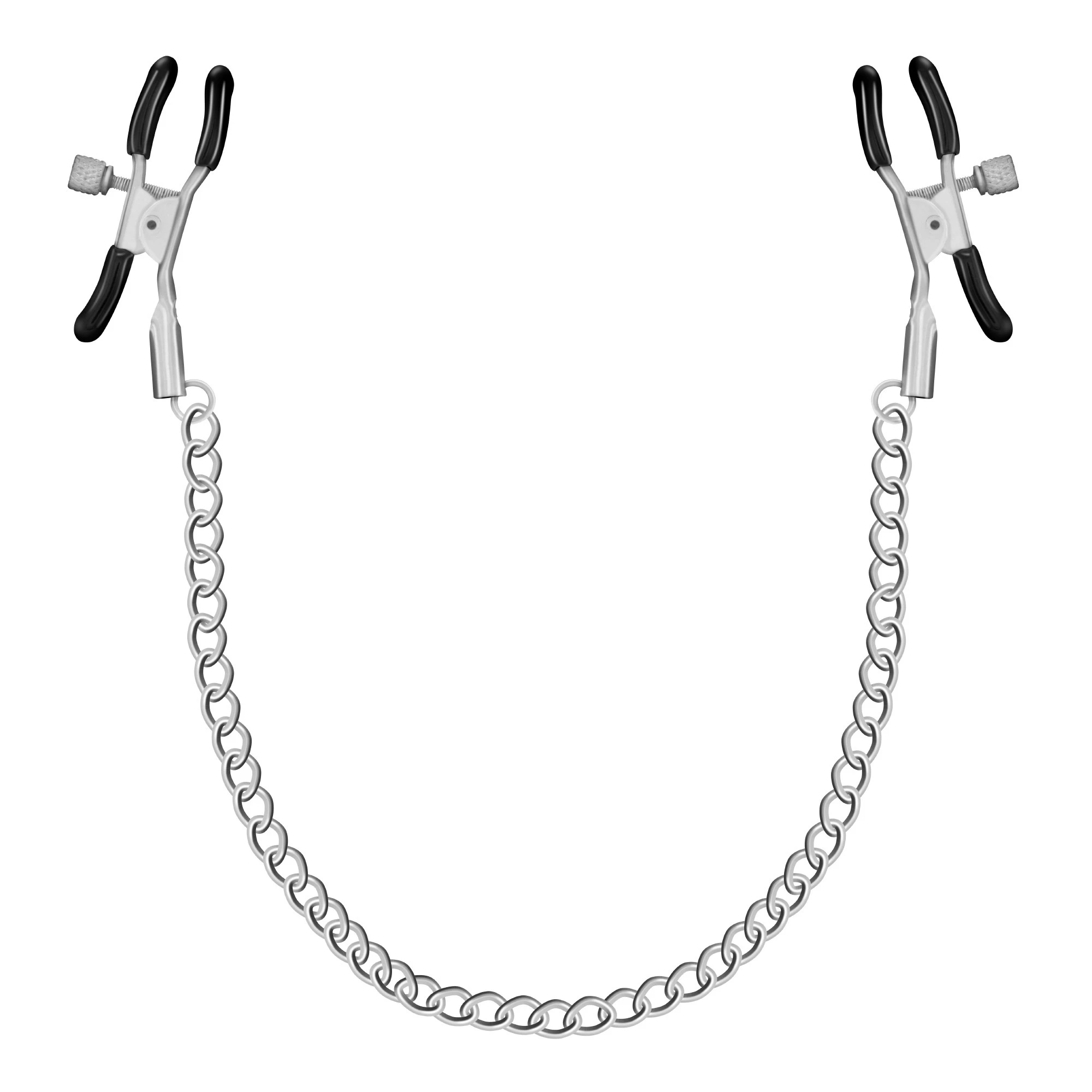 Pinzas para Pezones Silver Nipple Chain Clamps — foto 2