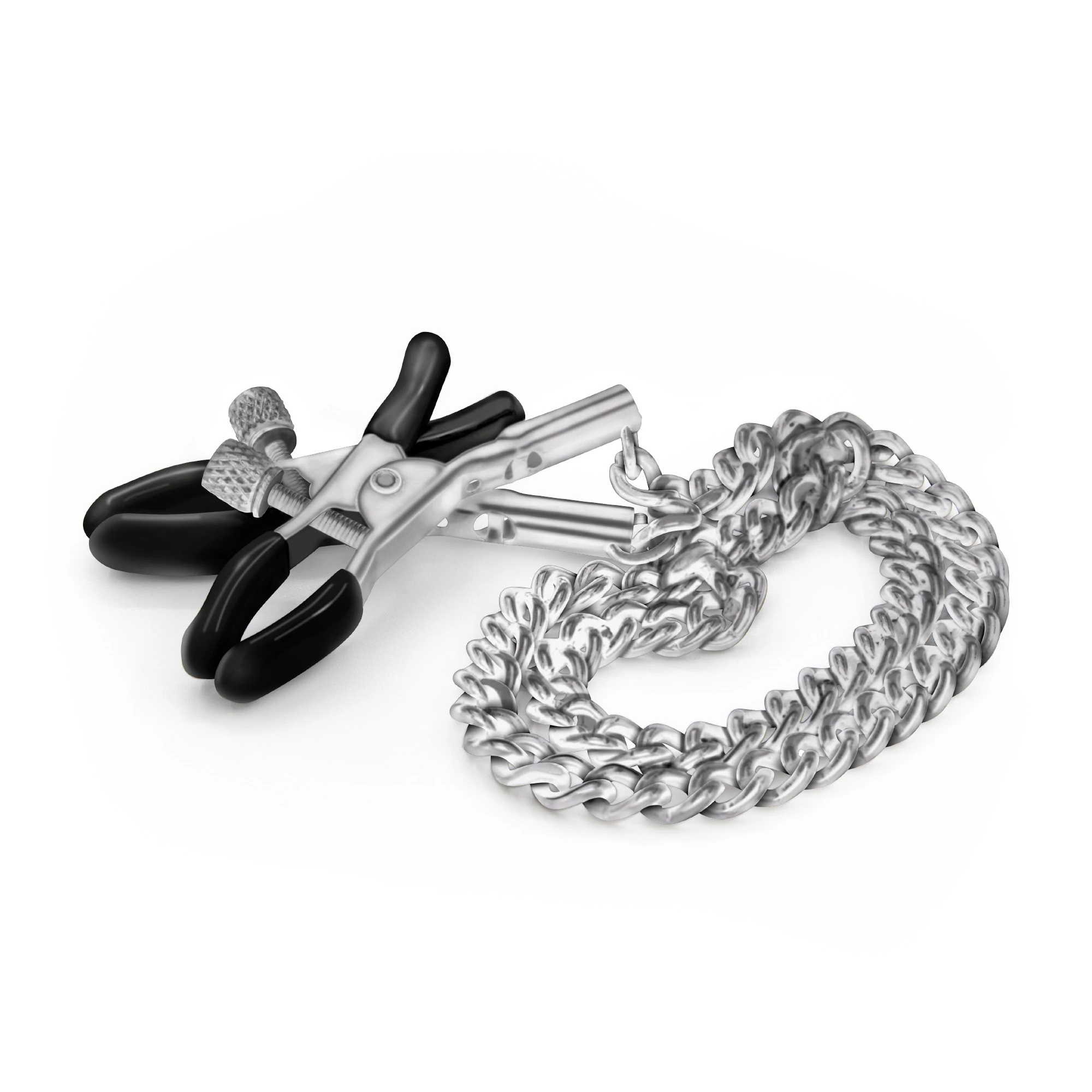 Pinzas para Pezones Silver Nipple Chain Clamps