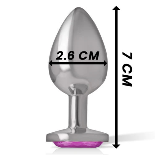 Plug Anal Metal con Cristal Talla S — foto 4